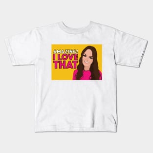 Lisa Barlow | AMAZING! I LOVE THAT | Real Housewives of Salt Lake City (RHOSLC) Kids T-Shirt